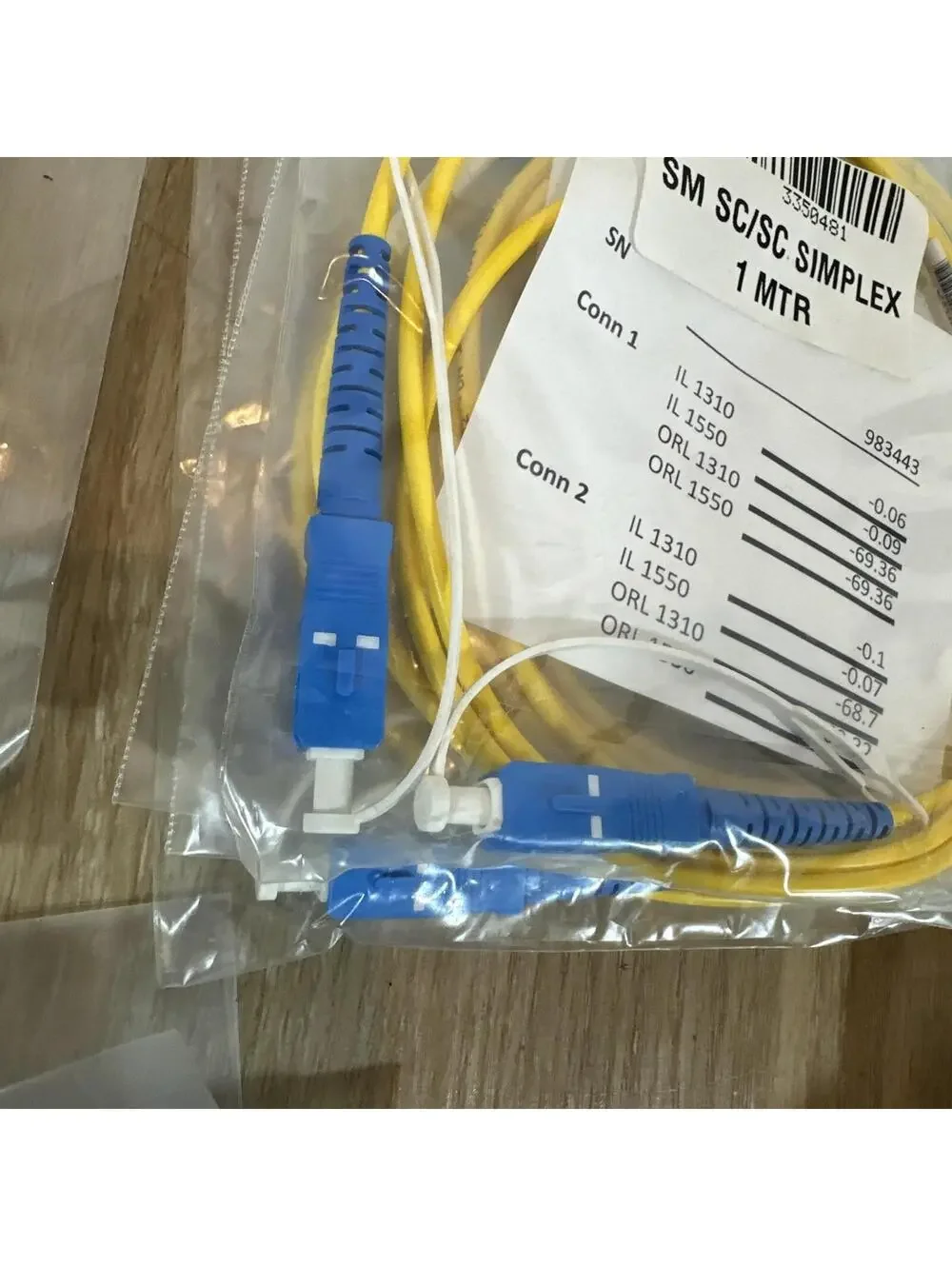 MixNEW ALLEN TEL GBLC2-D1-01 Singlemode Duplex LC to LC Fiber Optic Patch Cable